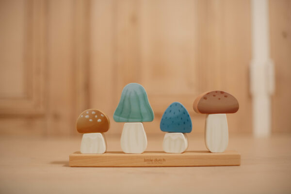Stacking Puzzle Mushrooms - Forest Friends FSC